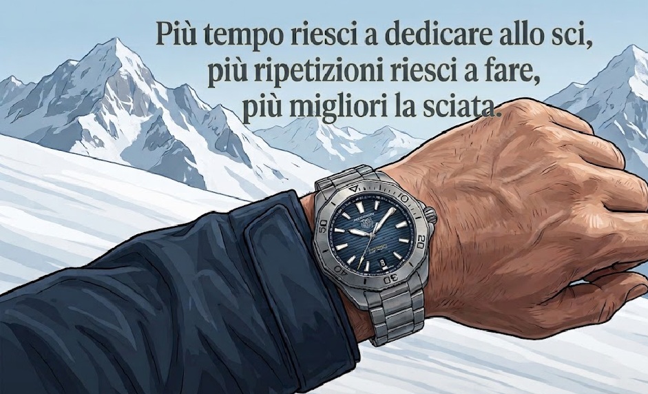 tempo dedicato allo sci
